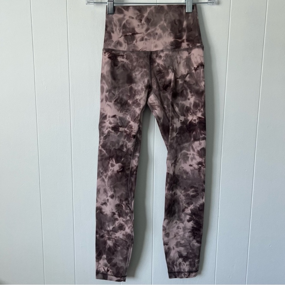 LULULEMON High Rise Align 25” in Diamond Dye Mink Berry Lunar Rock Shadow Grey